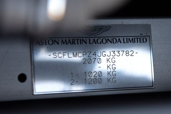 2018 Aston Martin Vanquish Zagato Coupe