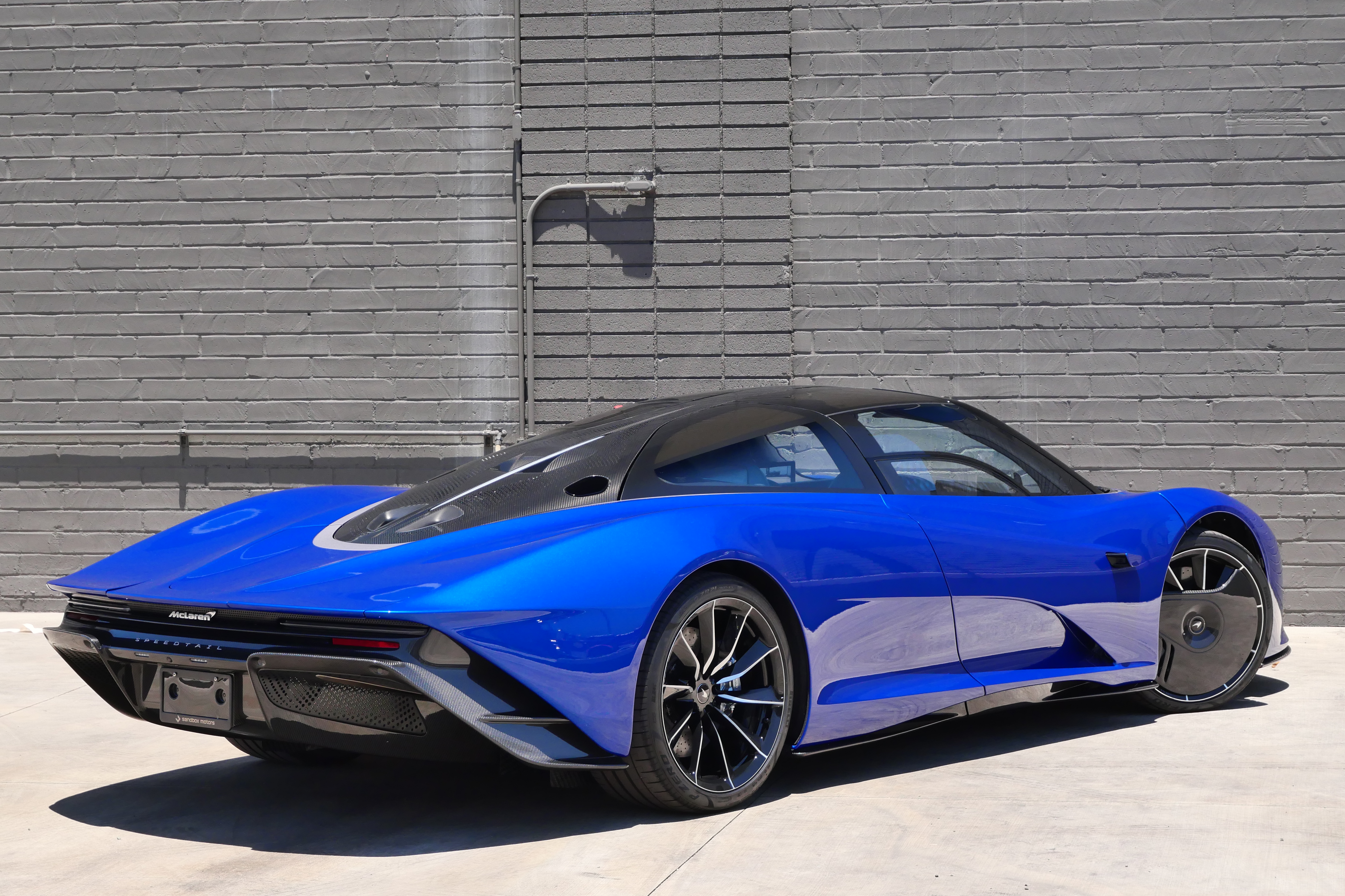 2020 McLaren Speedtail #97 Burton Blue (Sold) | Sandbox Motors