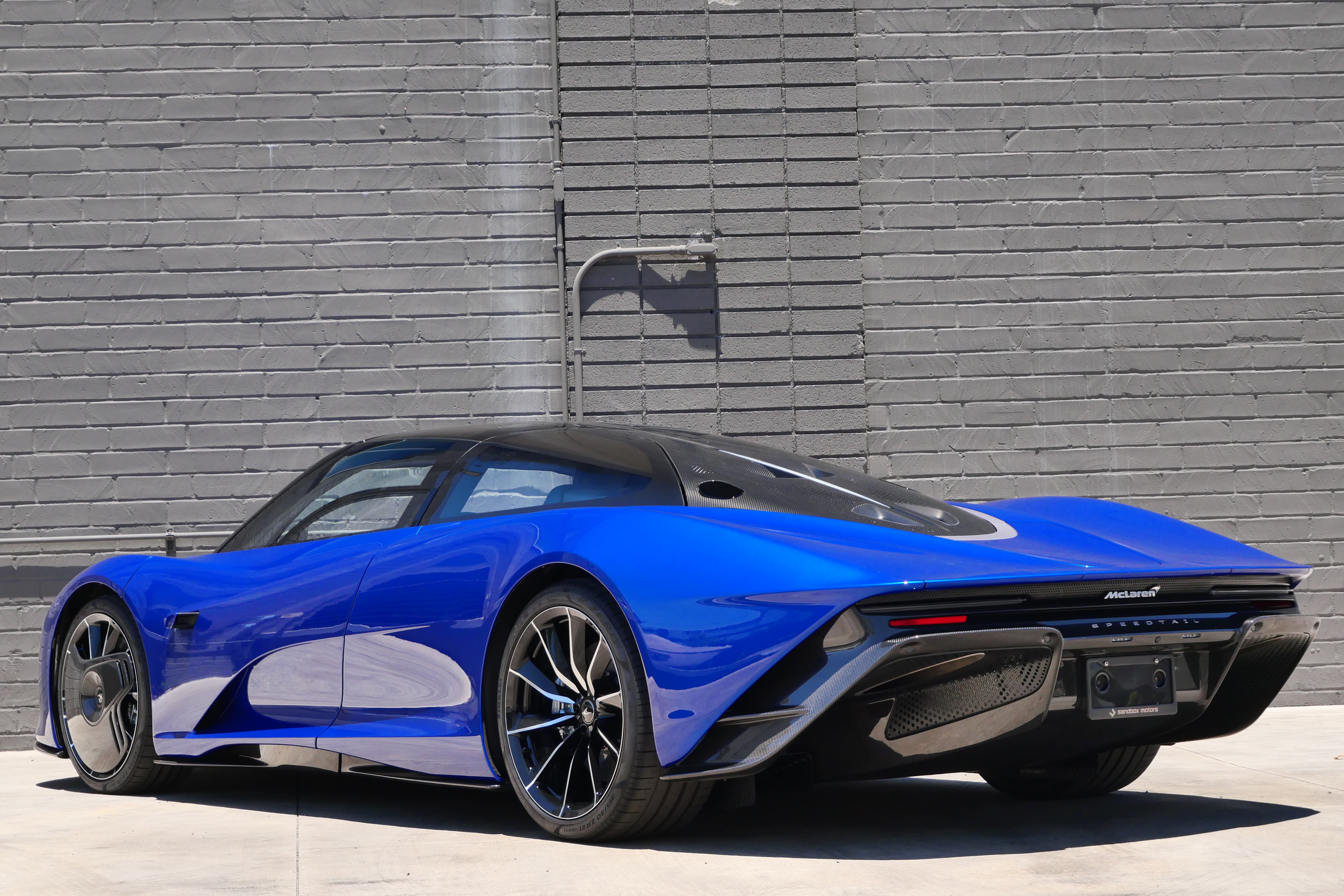 2020 McLaren Speedtail #97 Burton Blue (Sold) | Sandbox Motors
