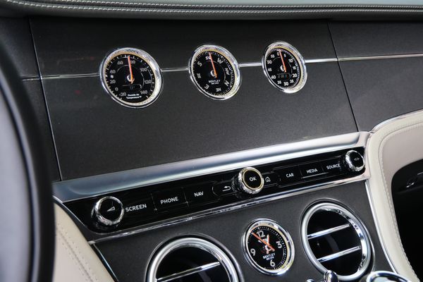 anthracite 6k-mile 2021 Bentley Continental GT W12 sold by Sandbox Motors