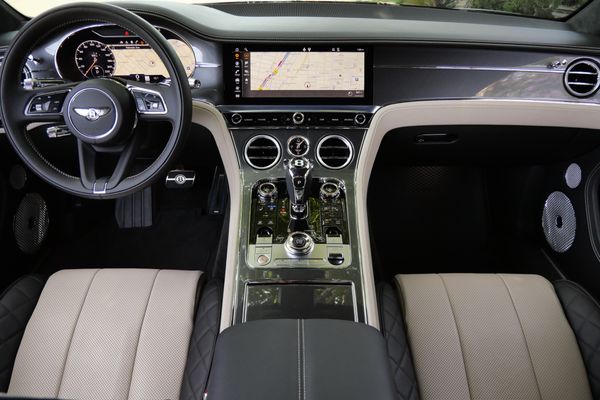 anthracite 6k-mile 2021 Bentley Continental GT W12 sold by Sandbox Motors